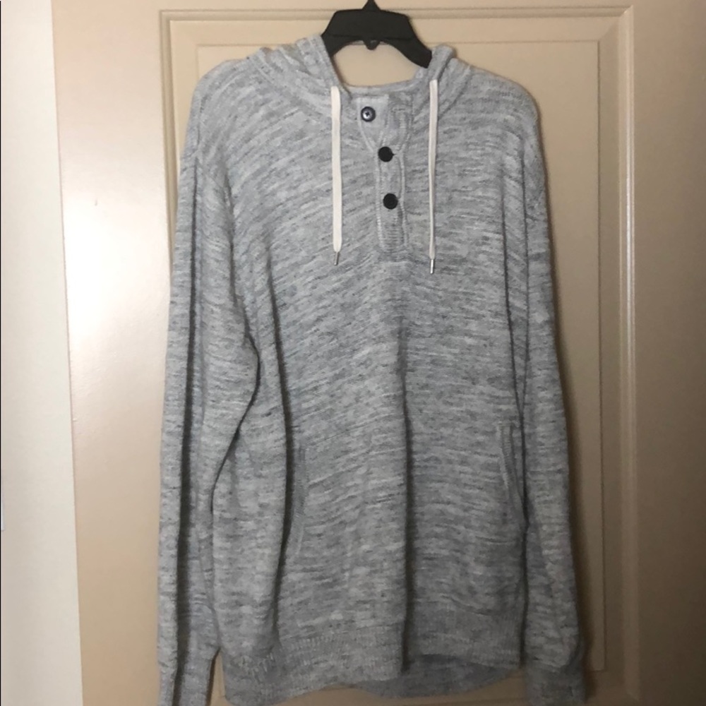 Thick Grey Pullover By L.O.G.G